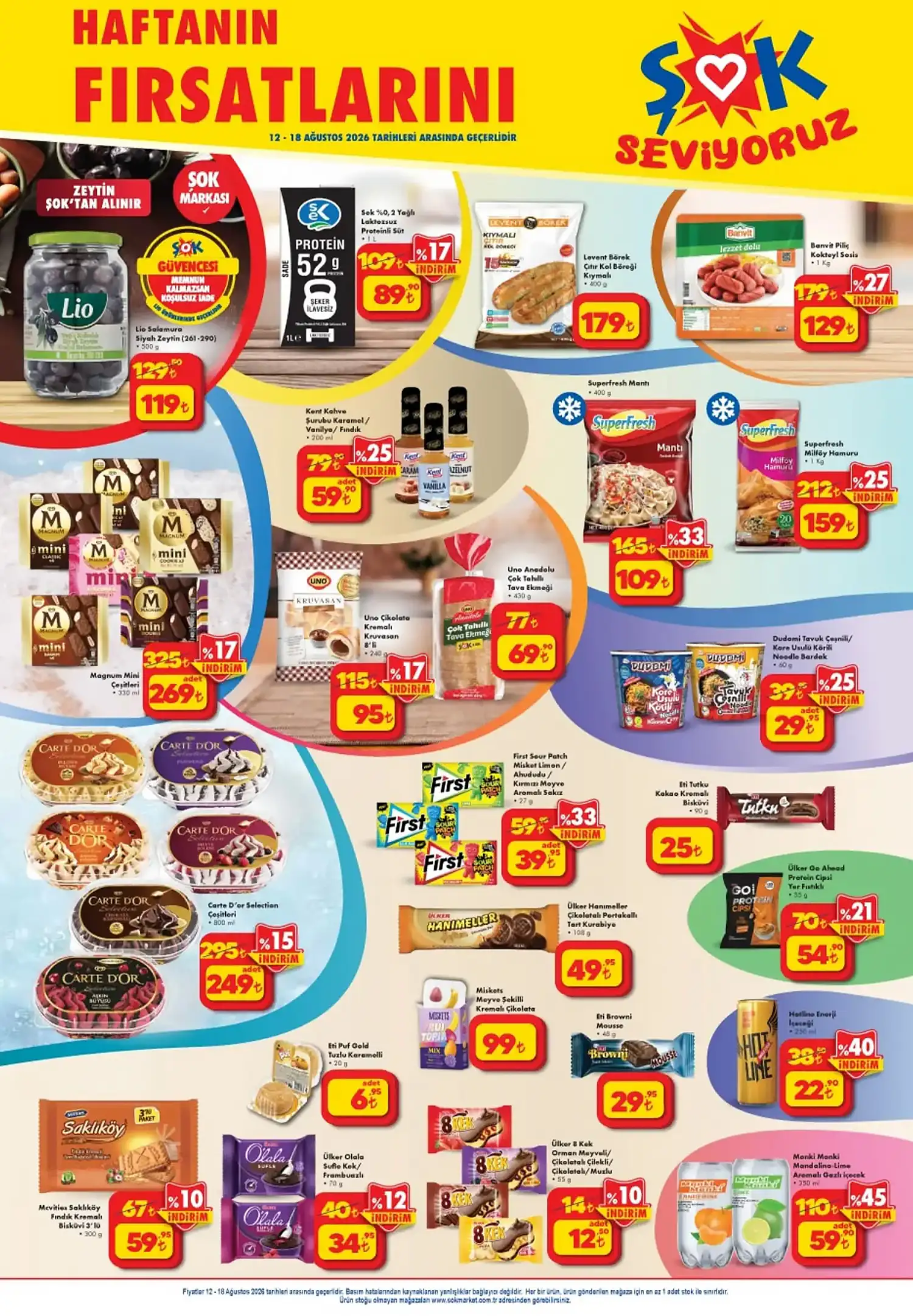 SOK 12 Agustos 2026 katalog gida urunleri