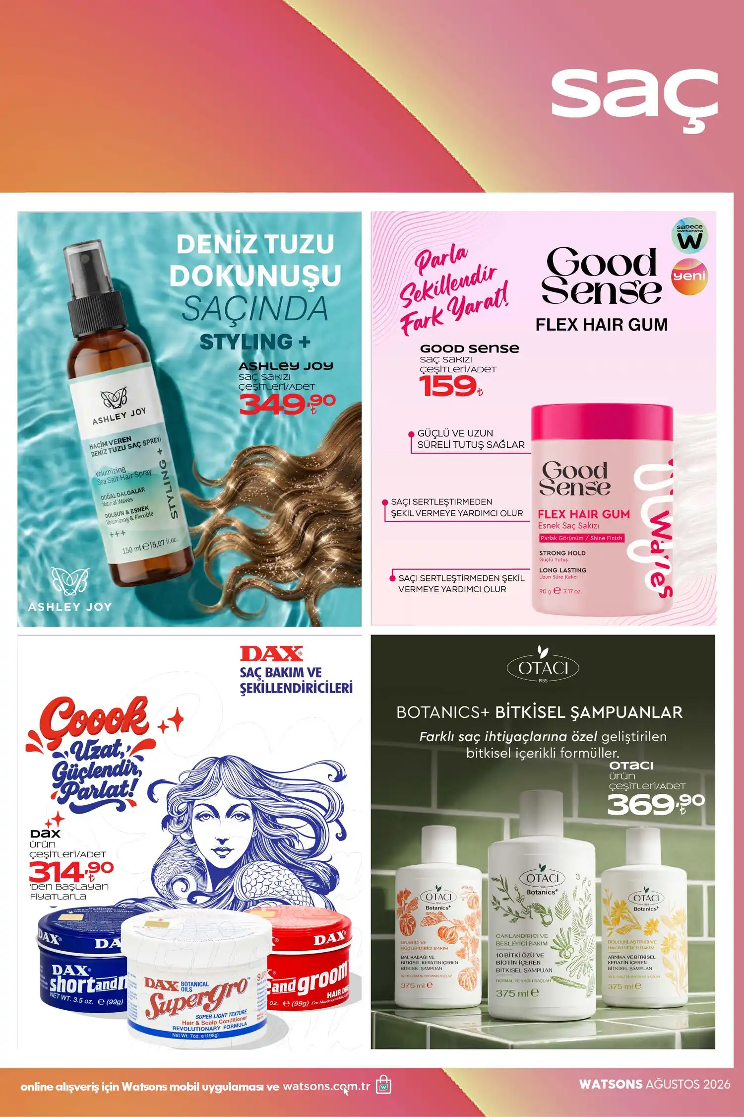 Watsons Agustos 2026 katalog sayfa 35 - katalog sayfalari