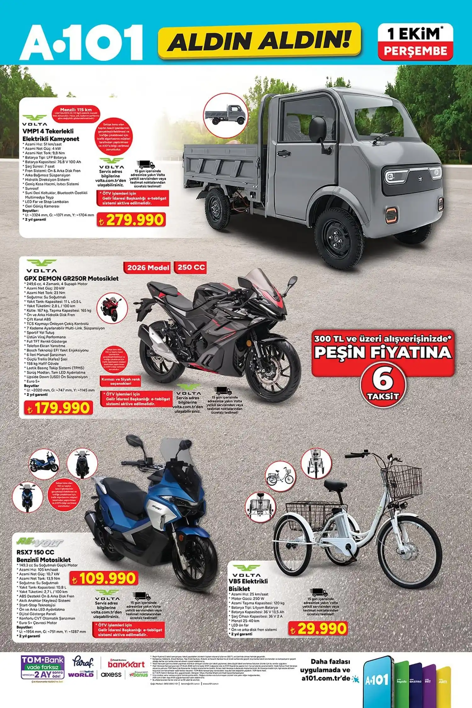 A101 1 Ekim 2026 Aktüel Ürünler Kataloğu 4. sayfa