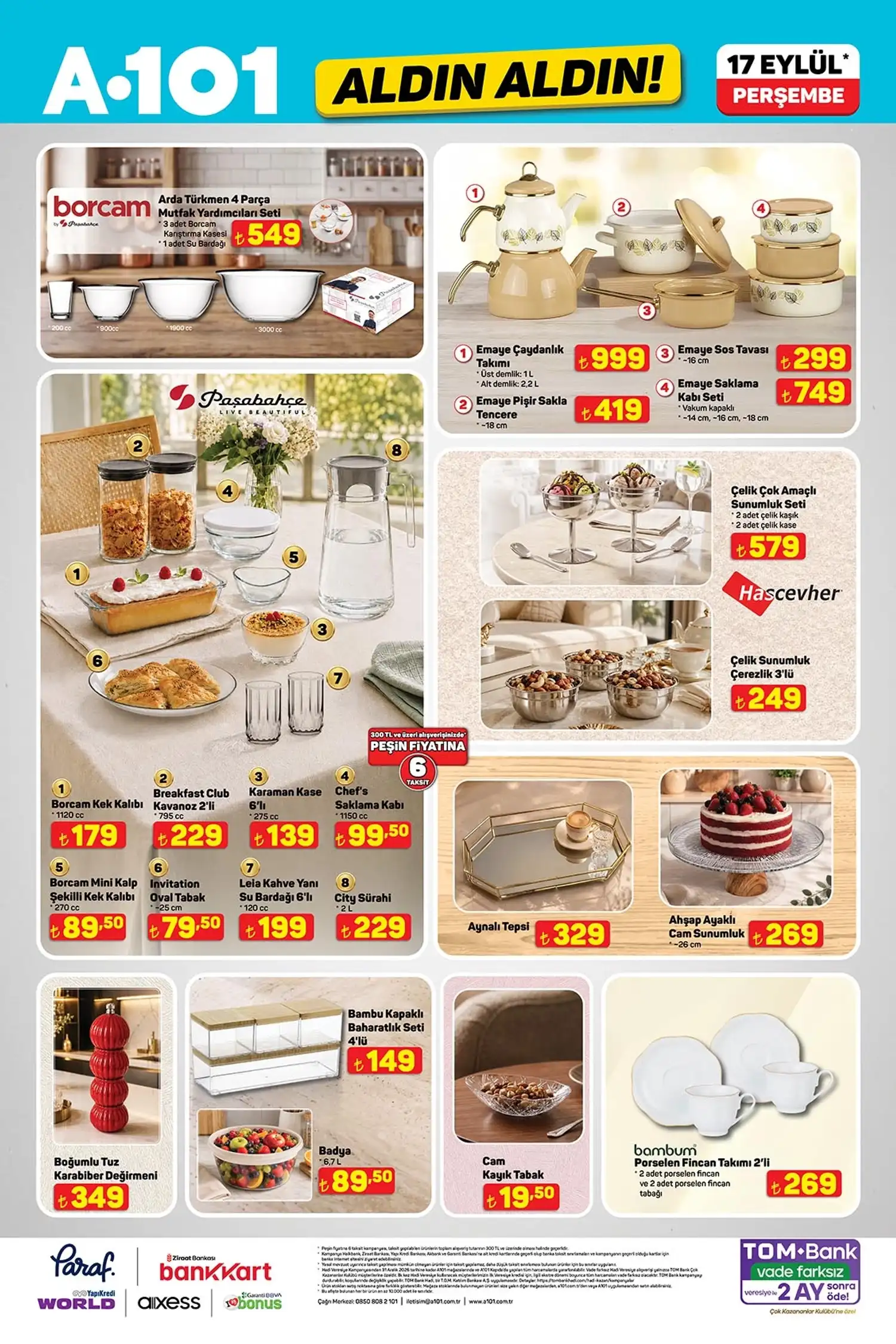 A101 17 Eylül 2026 aktüel kataloğu 8. sayfa