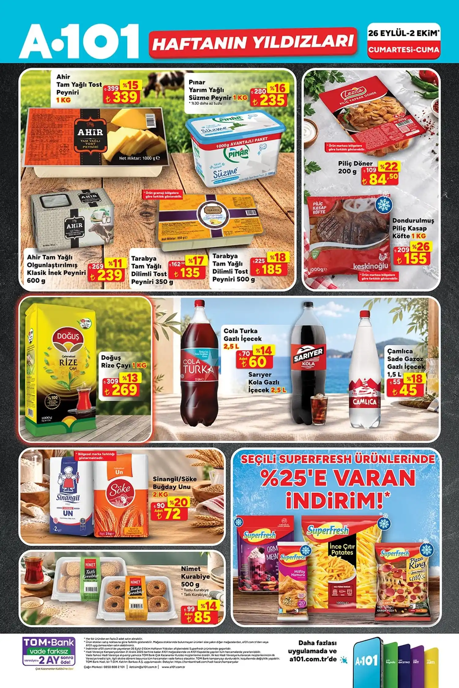 A101 26 Eylül 2026 Aktüel Ürünler Kataloğu 1. sayfa