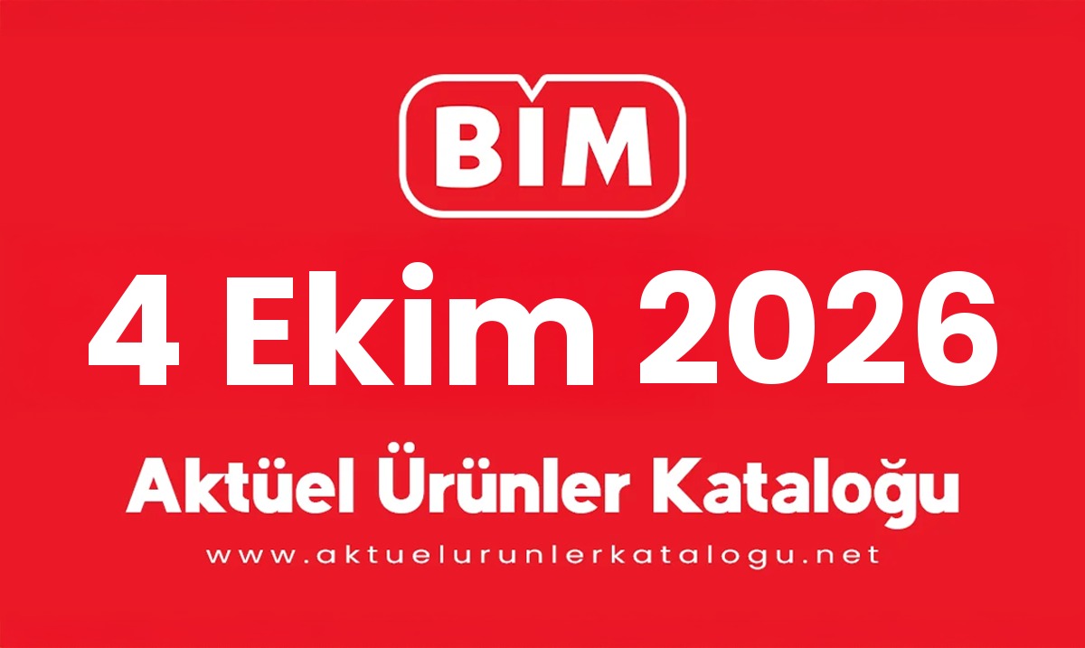 BİM 4 Ekim 2026 Aktüel Ürünler Kataloğu