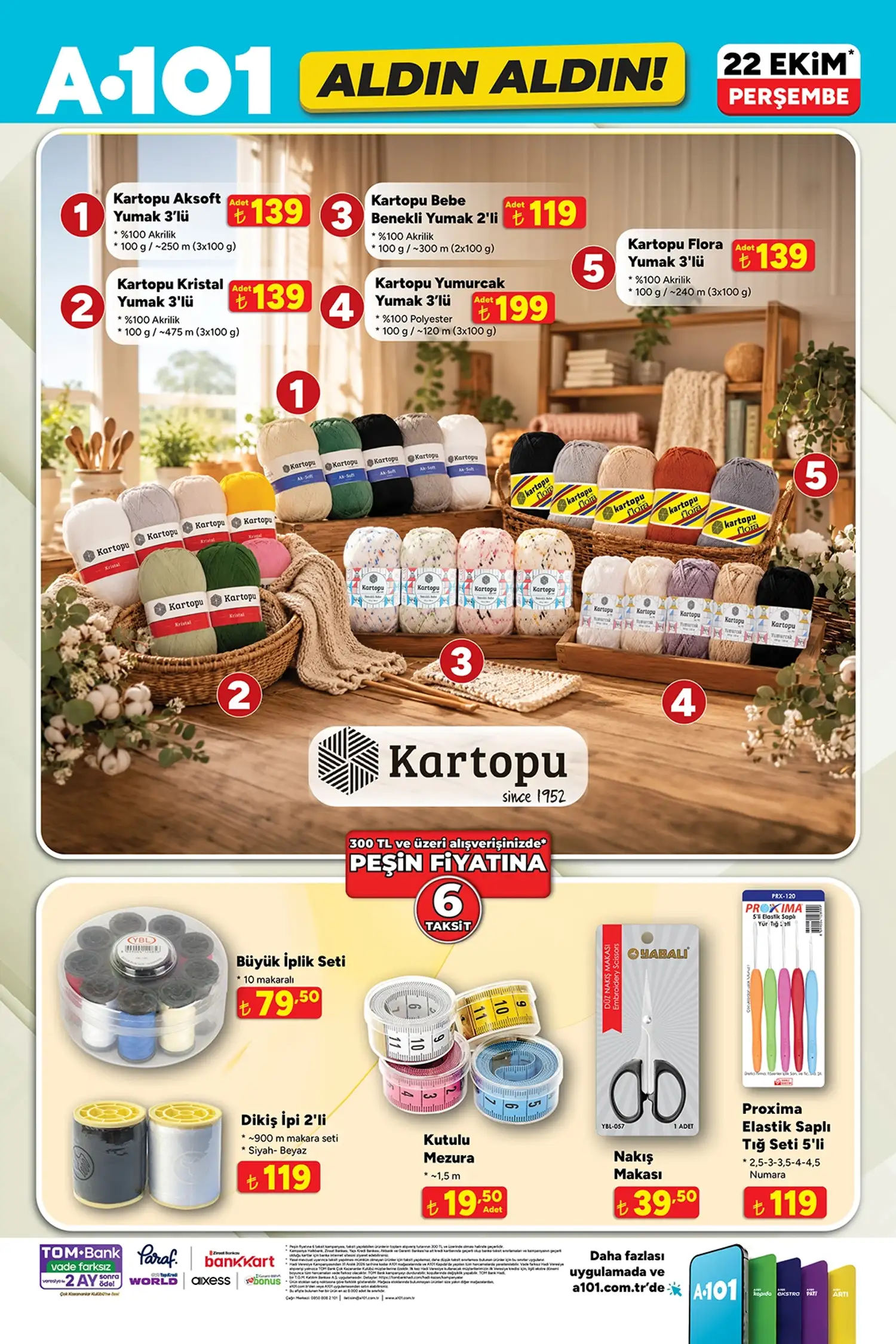 A101 22 Ekim 2026 Aldın Aldın Kataloğu 5. sayfa