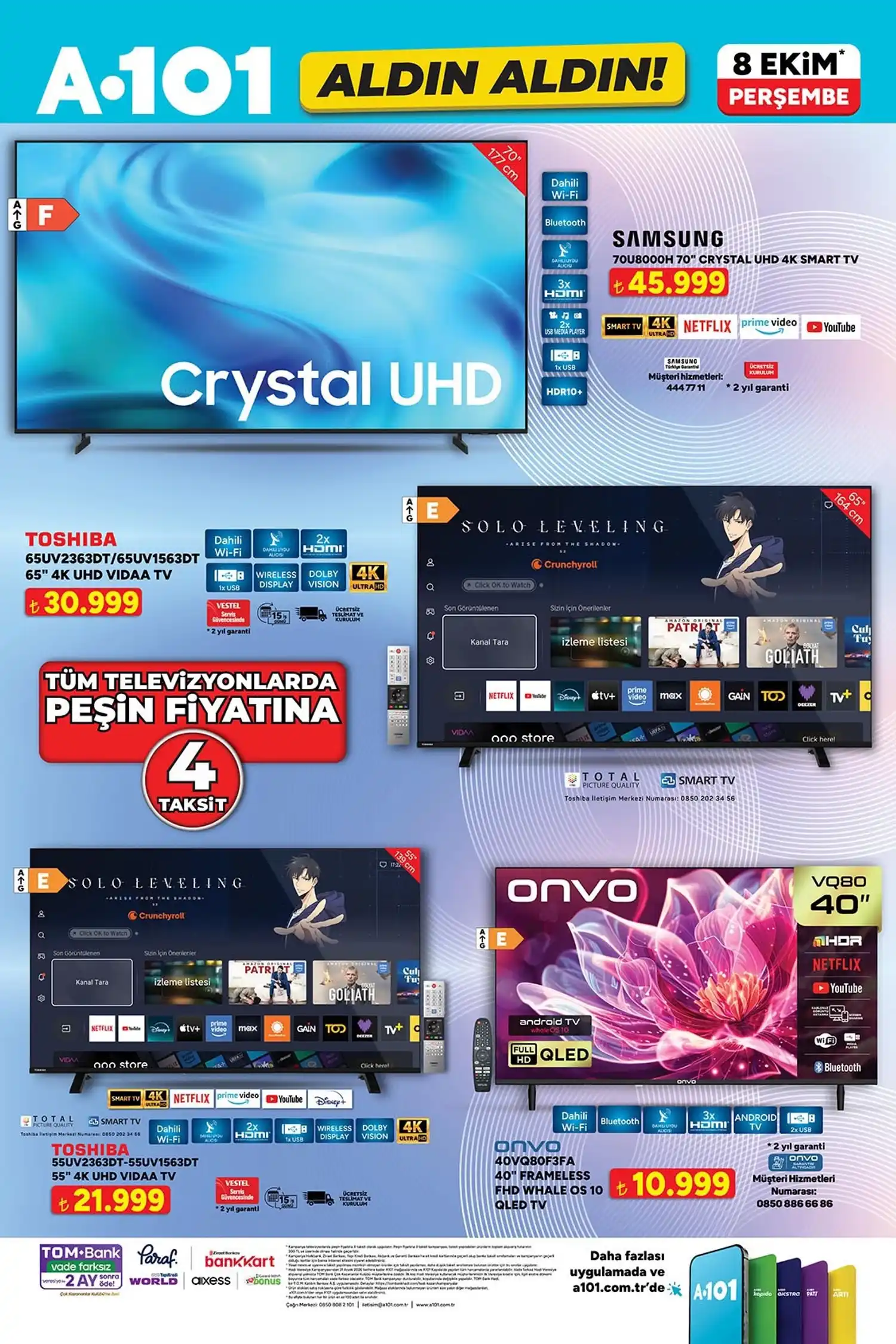 A101 8 Ekim 2026 Aldın Aldın Kataloğu A101 8 Ekim 2026 Aldın Aldın Kataloğu 1. sayfa