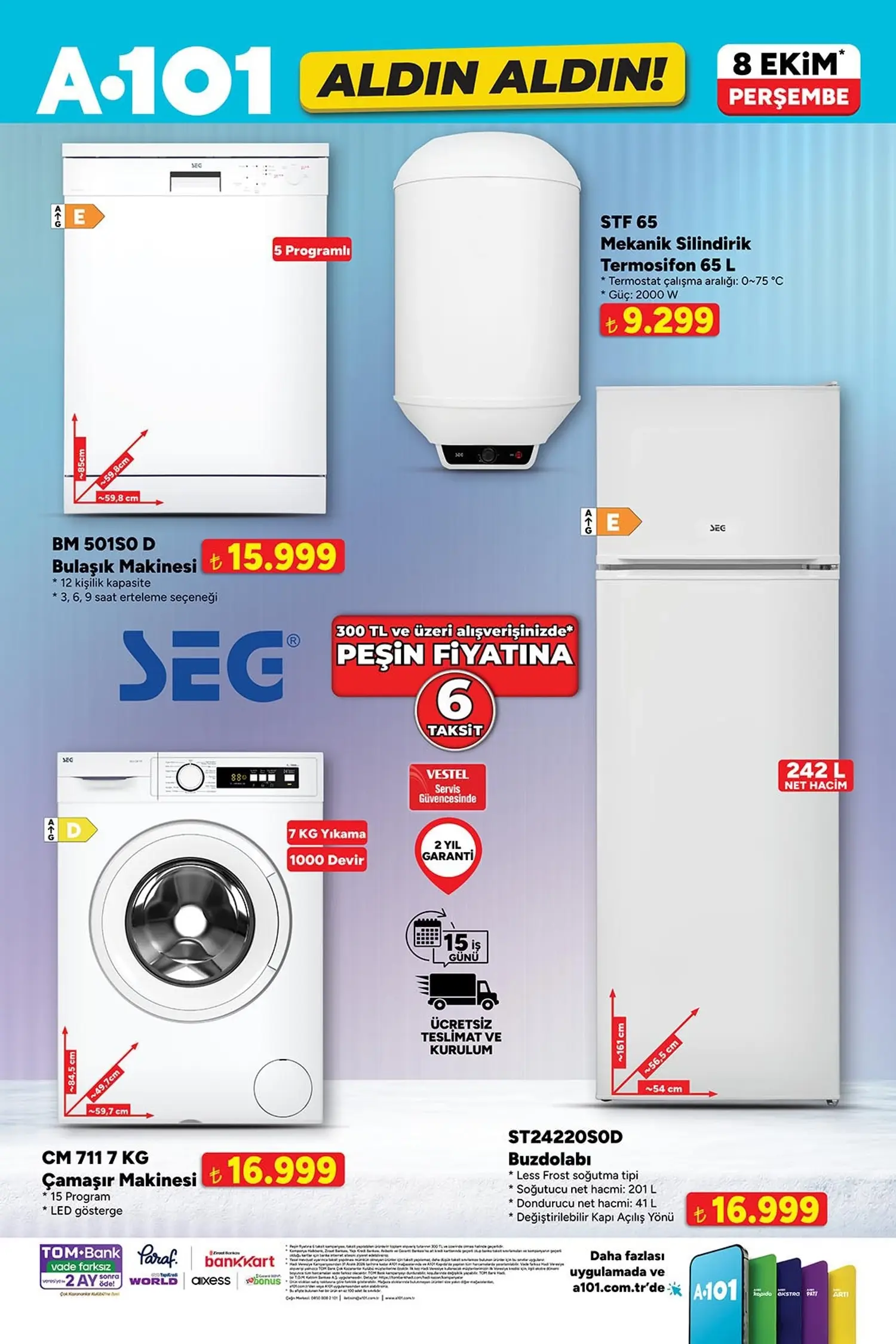 A101 8 Ekim 2026 Aldın Aldın Kataloğu A101 8 Ekim 2026 Aldın Aldın Kataloğu 8. sayfa