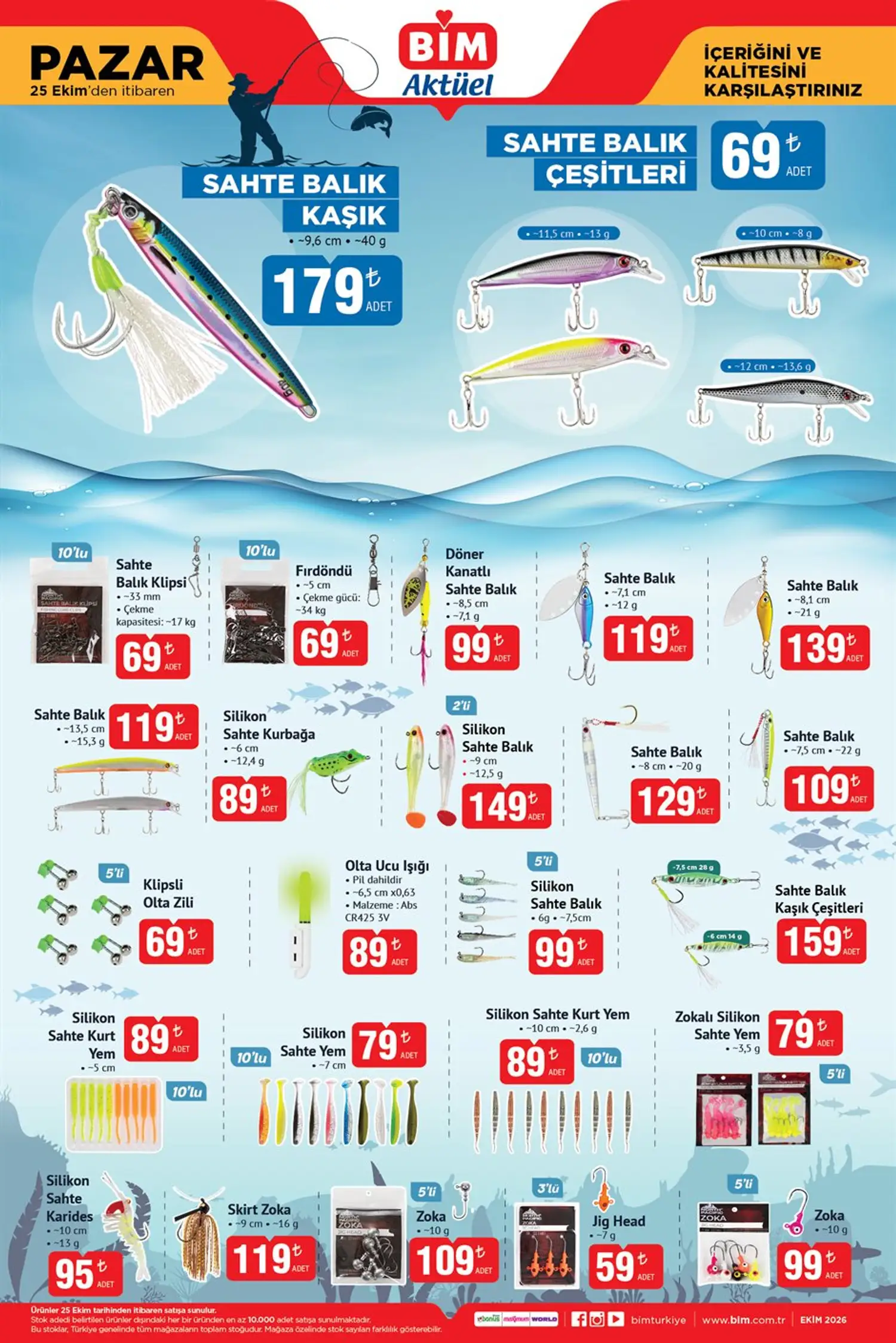 BİM 25 Ekim 2026 Aktüel Ürünler Kataloğu 5. sayfa